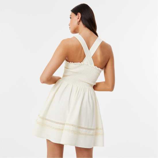 Дамска Рокля Jack Wills Shirred Skater Dress  Дамски поли и рокли