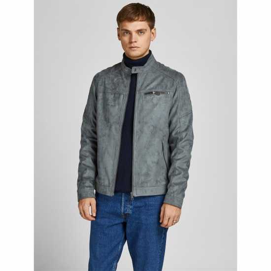 Велурено Яке Jack And Jones Suede Jacket Седона Сейдж Мъжки грейки