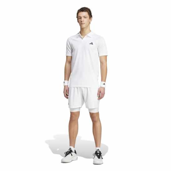 Adidas Блуза С Яка Tennis Pro Seamless Aeroready Freelift Polo Shirt  Мъжко облекло за едри хора