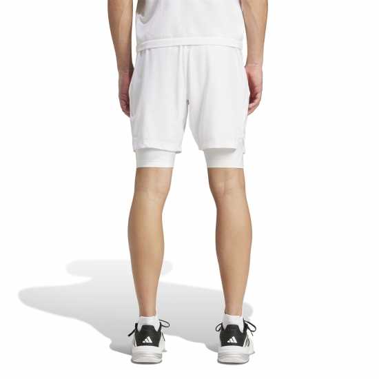 Adidas Tennis Pro Aeroready Shorts And Inner Shorts Set  Мъжко облекло за едри хора