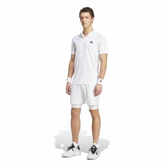 Adidas Tennis Pro Aeroready Shorts And Inner Shorts Set  Мъжко облекло за едри хора