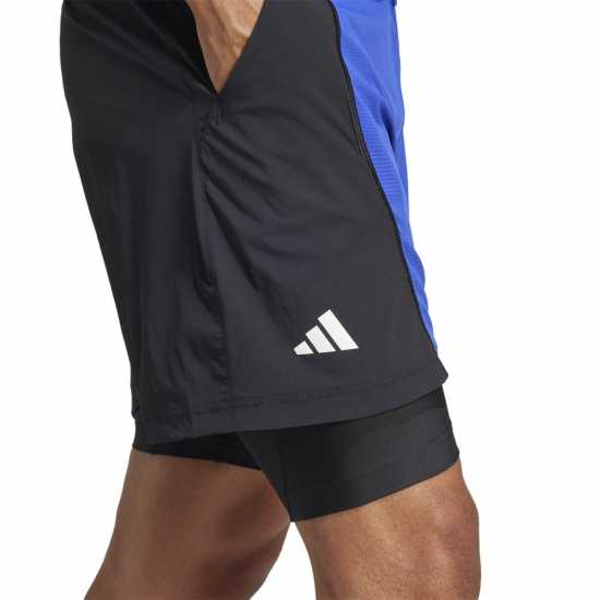 Adidas & Tight Set Blk/Blu Мъжки къси панталони