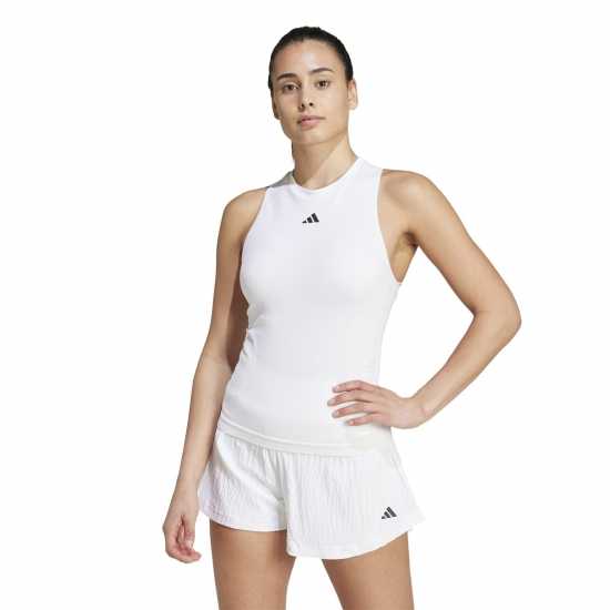 Adidas Tennis Pro Aeroready Seamless Y-Tank Top  Дамски тениски с яка