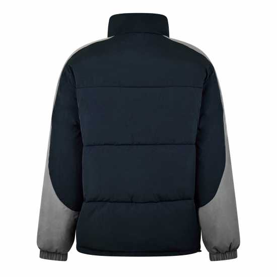 Jack Wills Puffer Jacket Черно/Слане Мъжко облекло за едри хора