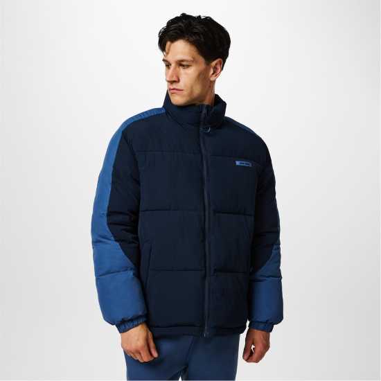 Jack Wills Puffer Jacket Морска синьо/Индиго Мъжко облекло за едри хора