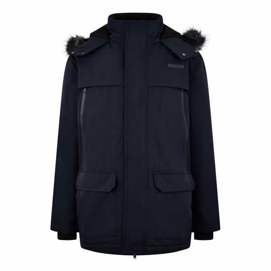 Палто Парка Jack Wills Parka Jacket Men Черно Мъжко облекло за едри хора