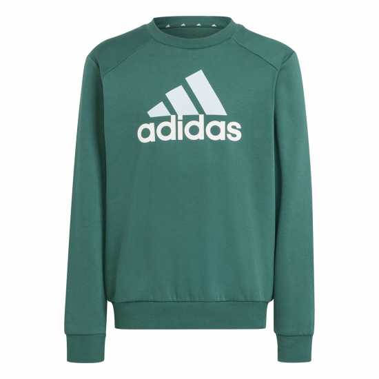 Adidas Essentials Big Logo Fleece Jogger Set Kids Зелено/Черно 