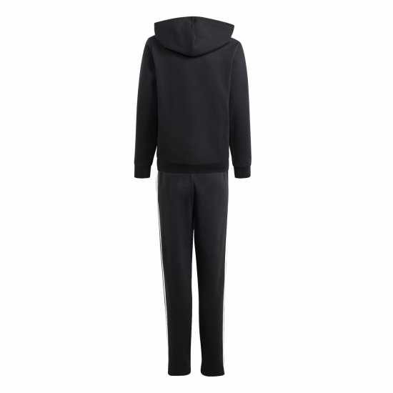 Adidas Junior Tiberio Fleece Tracksuit Черно/Сиво Детски спортни екипи