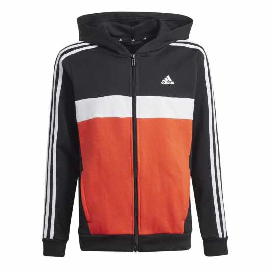 Adidas Junior Tiberio Fleece Tracksuit Черно/Червено 