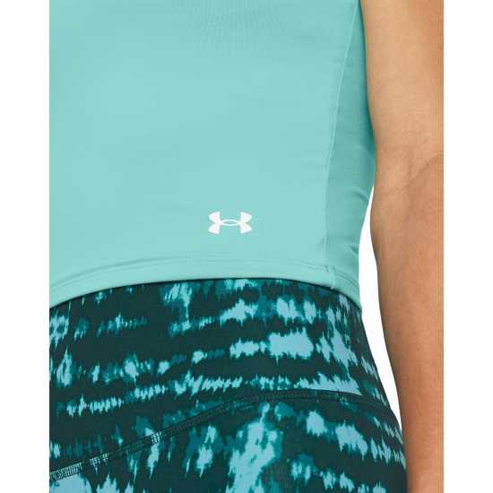 Under Armour Tank Радиално Търкоиз Дамски тениски с яка