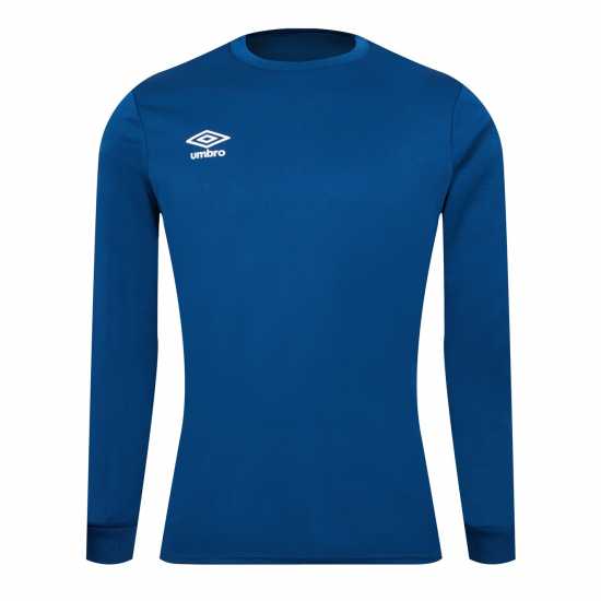 Umbro Мъжко Горнище Дълъг Ръкав Club Jersey Long Sleeve Top Mens Морска синьо Мъжко облекло за едри хора