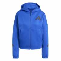 Adidas Z.n.e. Full Zip Hoodie Womens Team Royal Blue 