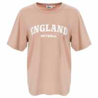 Тениска England Netball Oversize Netball T Shirt