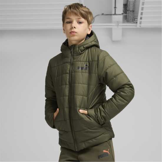 Puma Ватирано Яке Hooded Padded Jacket Хаки 