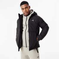 Ватирано Яке С Качулка Everlast Padded Hooded Jacket Черно Мъжки грейки