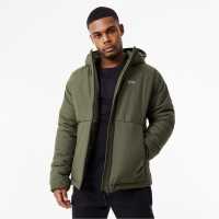 Ватирано Яке С Качулка Everlast Padded Hooded Jacket Хаки Мъжки грейки