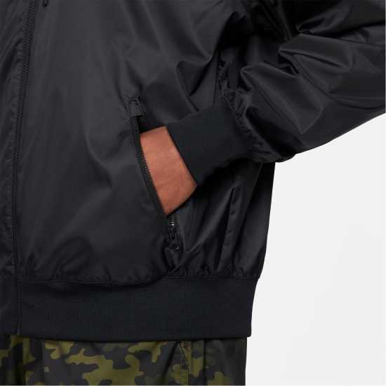 Nike Sportswear Windrunner Men's Hooded Jacket Черно/Бяло 