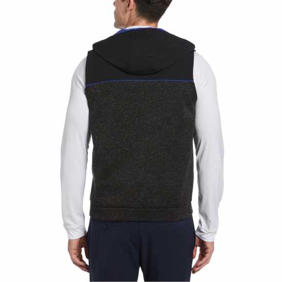 Original Penguin Golf Fz Her Vest Sn99 Тъмно Кавиар Хтх Мъжки тениски с яка