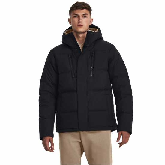 Under Armour Мъжко Горнище За Тренировки Armour Ua Cgi Down Crinkle Jkt Training Jacket Mens Черно Мъжки грейки