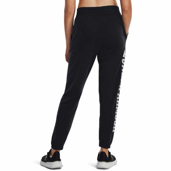 Under Armour Дамско Спортно Долнище Rival Graphic Joggers Womens Черно Дамски долнища на анцуг