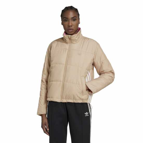 Adidas Дамско Яке Short Puffer Jacket Womens Beige 