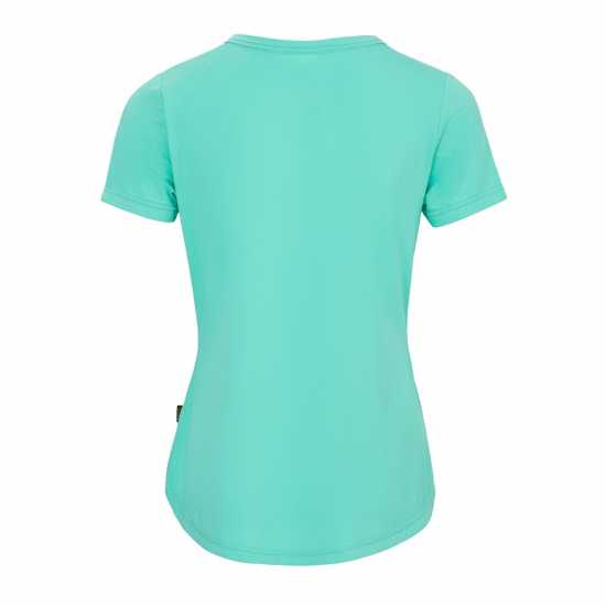 Slazenger Tennis Tee Ld42 Зелено Дамски тениски с яка