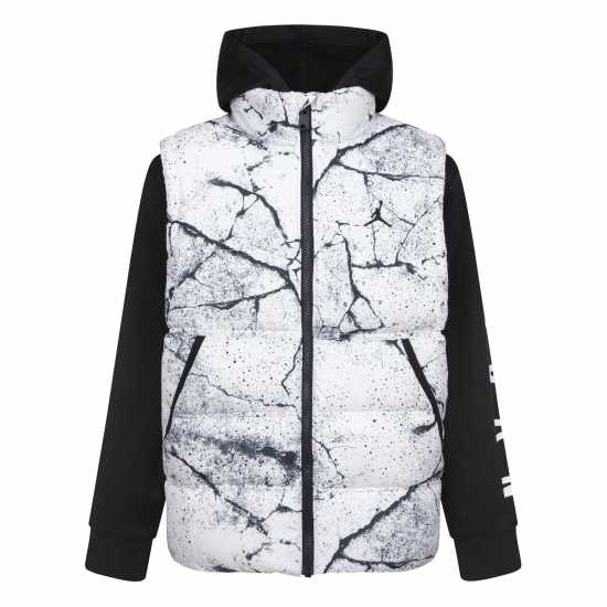 Air Jordan Basketball Puffer Junior Цимент/Черно 