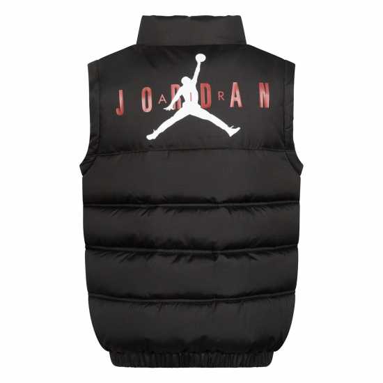 Детско Елече Air Jordan Gilet Junior Черно/Червено 