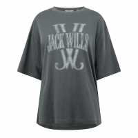 Jack Wills Laundered T-Shirt Ld44 Буря 