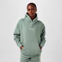 Jack Wills Os Embroidr Hoody Ld51 Ледено зелено 