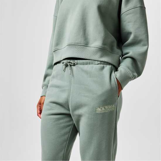 Jack Wills Loose Emb Jogger Ld51 Ледено зелено 