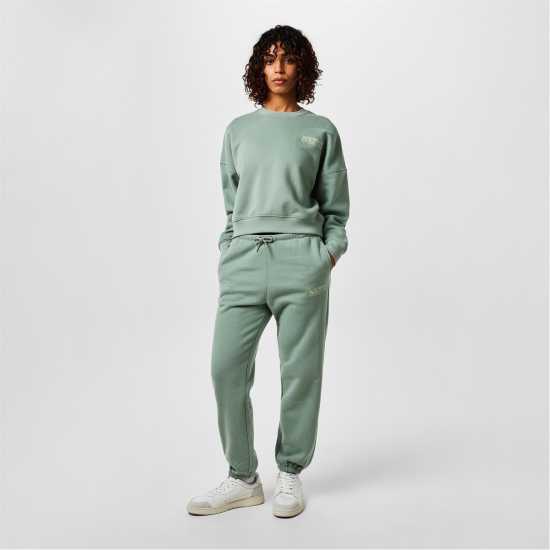 Jack Wills Loose Emb Jogger Ld51 Ледено зелено 