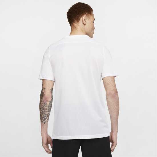 Nike Dri-FIT Park 7 Men's Short-Sleeve Soccer Jersey (Stock) White/Black Всекидневно футболно облекло