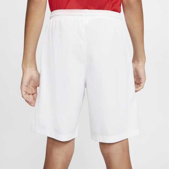 Nike Dri-FIT Park 3 Big Kids' Soccer Shorts Бяло/Черно 