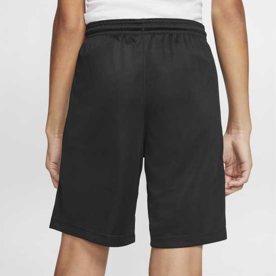 Dri-fit Park 3 Big Kids' Soccer Shorts Black/White 