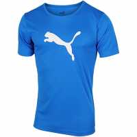 Puma Тениска С Лого Logo Tee Електрическо синьо L Мъжки потници