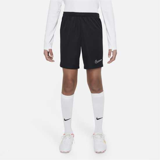 Nike Dri-FIT Academy Big Kids' Soccer Drill Top (Stock) Черно/Черно/Бяло Мъжки тениски с яка