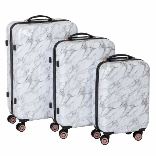 Linea Como Hard Shell Luggage Case Мрамор Куфари и багаж