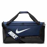 Nike Brasilia Medium Holdall Морско синьо/Бяло 