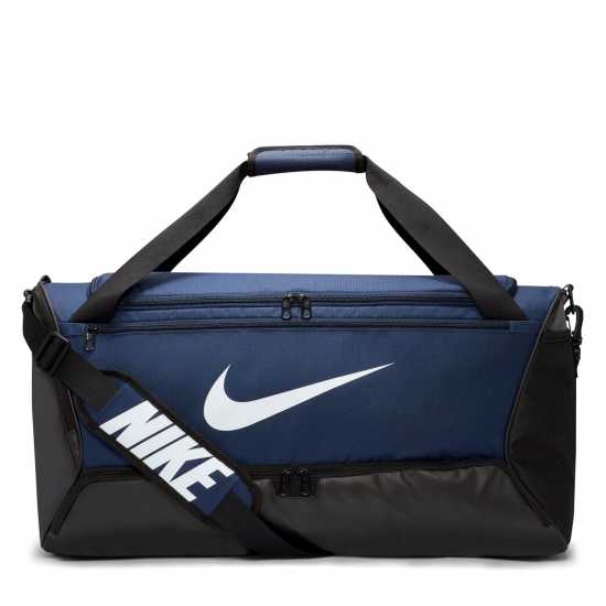 Nike Brasilia Medium Holdall Морско синьо/Бяло 