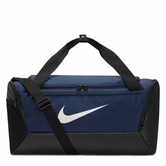 Nike Brasilia S Training Duffel Bag (Small) Морско синьо/Бяло 