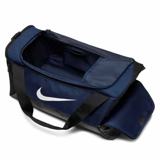 Nike Brasilia S Training Duffel Bag (Small) Морско синьо/Бяло 