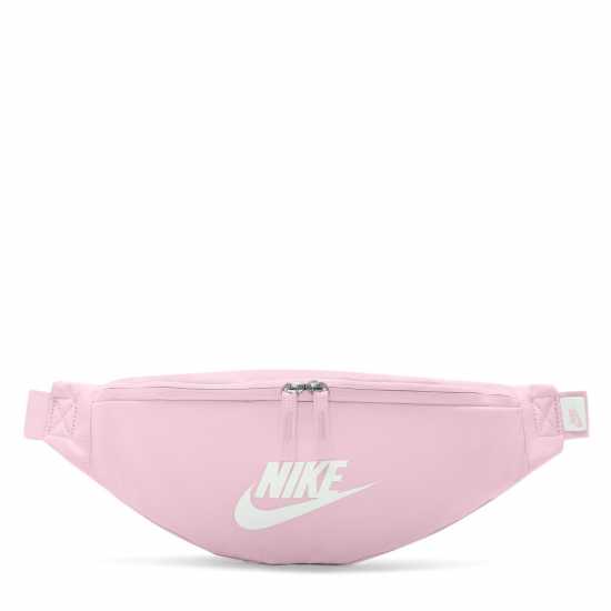 Nike Heritage Hip Pack Розова пена / Бяло Дамски чанти