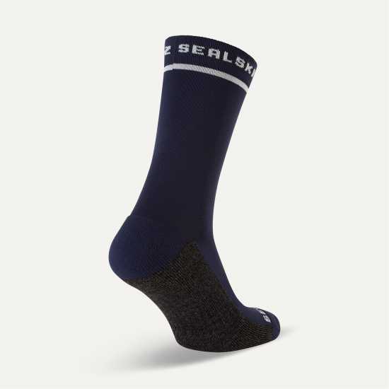 Sealskinz Mid Length Active Sock Морска синьо Мъжки чорапи