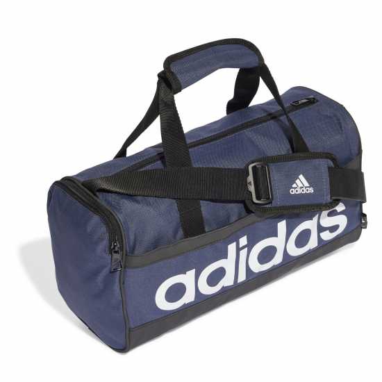 Adidas Сак Essentials Linear Duffle Bag Extra Small Морско синьо/Черно Дамски чанти