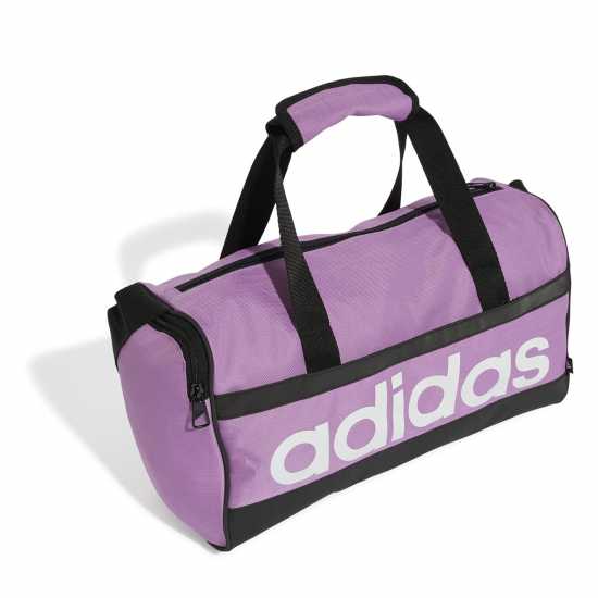 Adidas Сак Essentials Linear Duffle Bag Extra Small Лилаво/Бяло Дамски чанти