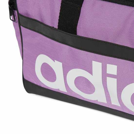 Adidas Сак Essentials Linear Duffle Bag Small Лилаво/Бяло Дамски чанти