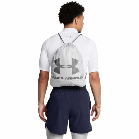 Under Armour Ozsee Sackpack Модерен сив / Замък 