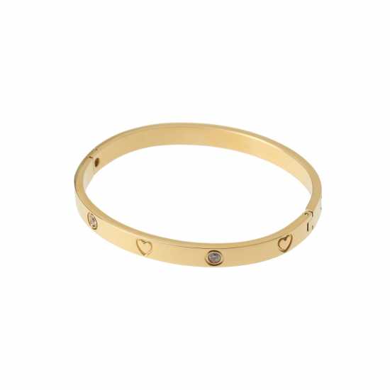 Miso Motif Stainless Steel Bangle Злато Подаръци и играчки