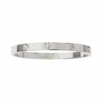 Miso Motif Stainless Steel Bangle